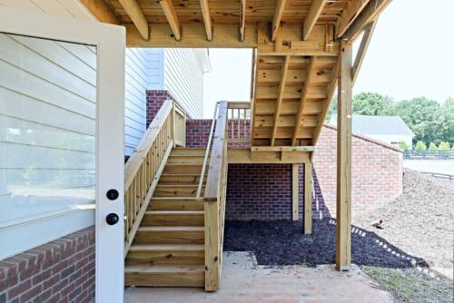 13 Barbre Deck Stairs- New Single Family Home Custom Construction North West Georgia