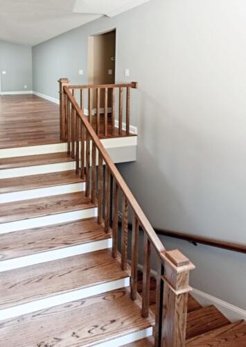 08 Lyon Staircase - New Single Family Home Custom Construction